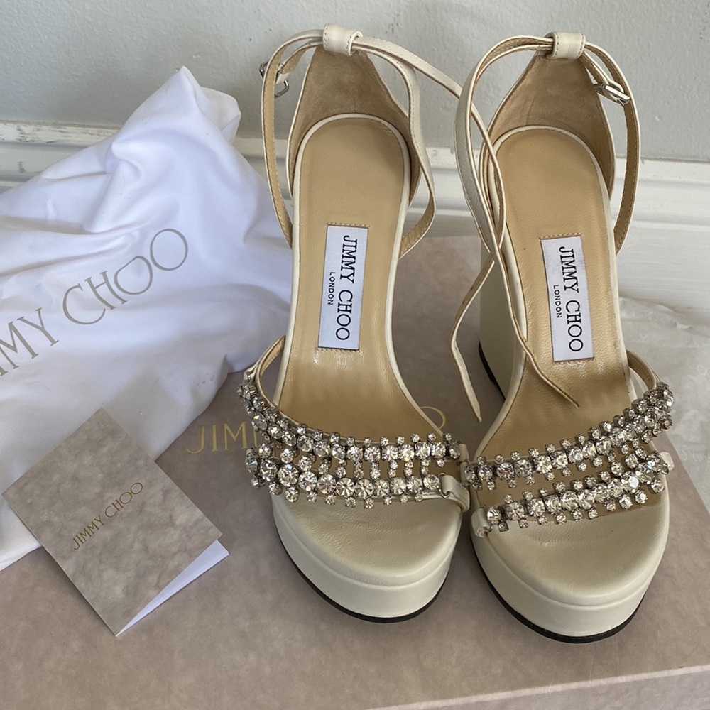 Jimmy Choo Bing Wedge 120 - Picture 2 of 16
